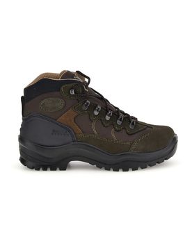 Scarponcini da trekking verde oliva con support system 10694S3 41