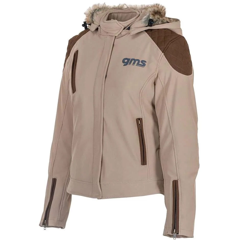 Giacca Moto da Donna SOFTSHELL LUNA LADY Marrone taglia L - gms - FashionsVida