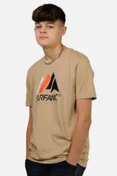 Mountain Logo Mens 100% Organic Cotton T-Shirt - - Size: L