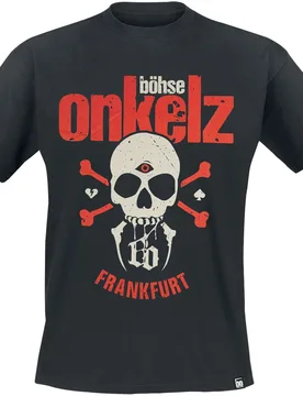 T-Shirt - Third-Eye Skull - S bis 3XL - für Männer - Größe L - schwarz - Lizenziertes Merchandise! - Männer - male - Böhse Onkelz - FashionsVida