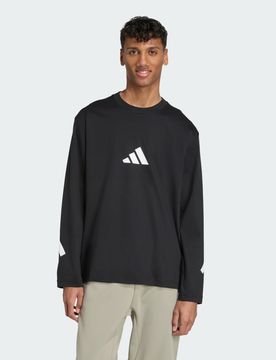 Z.N.E. Long Sleeve Long-Sleeve Top L Black / White
