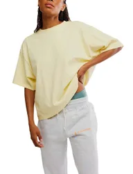 Tackle Pure Cotton T-Shirt Lemon female
