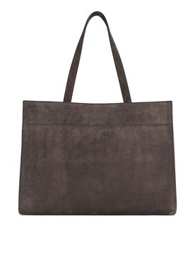 Borsa cacao in camoscio 'crosby'