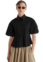 CAMICIA MANICA A PALLONCINO MEIMEIJ