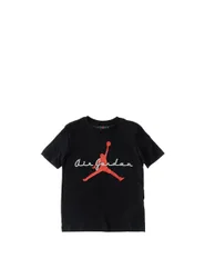 T-shirt girocollo JORDAN NERO 8-10