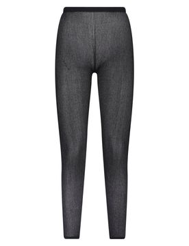 Women's Textured Trousers with Metal Detail