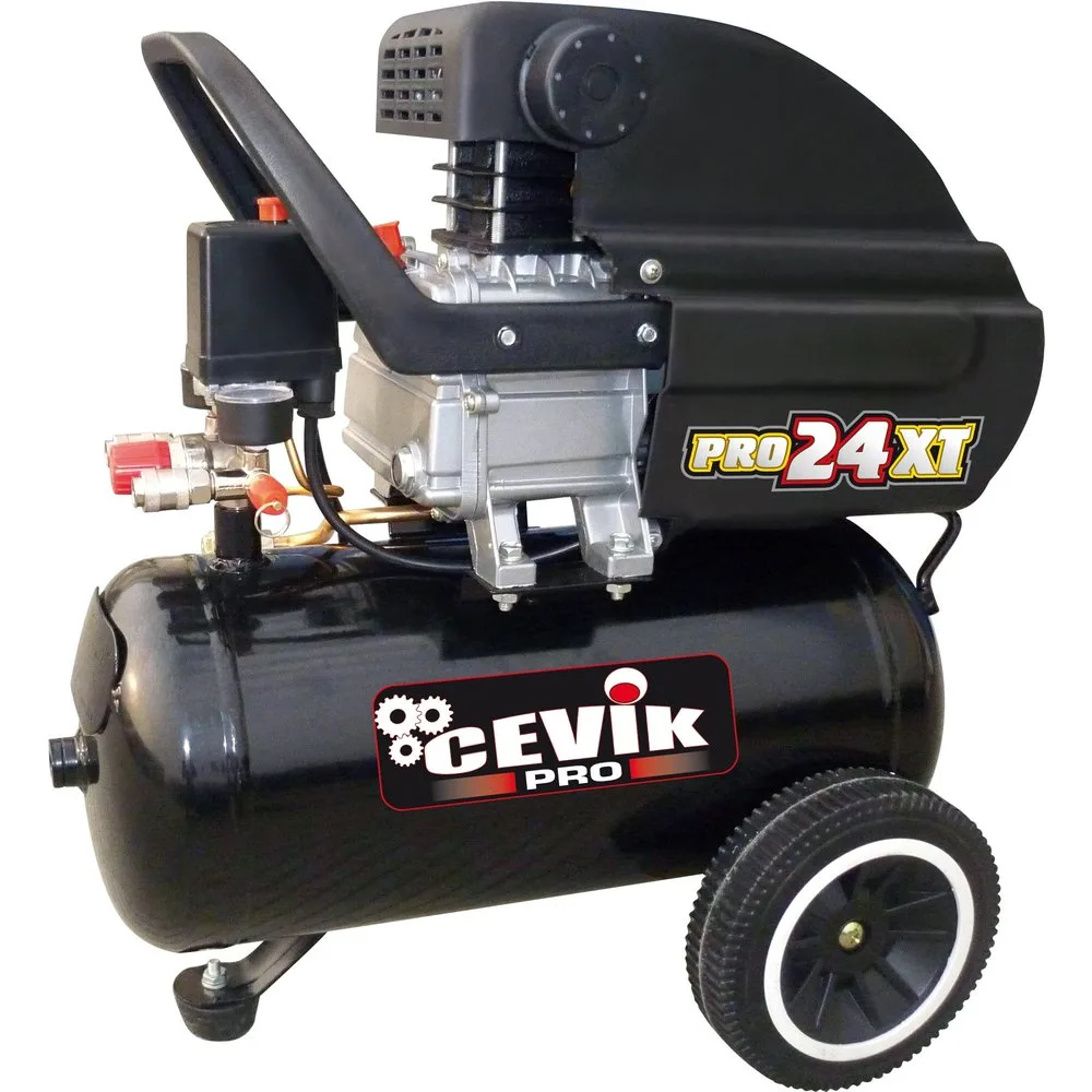 Compresor de Aire Eléctrico con cable a red 1860 W 24 litros CA-PRO24XT - CEVIK PRO - FashionsVida