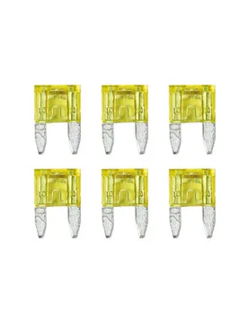 Set 6 Micro-Fusibili Lamellari con Spia a Led, 12/32V - 20A taglia uni - Lampa - FashionsVida
