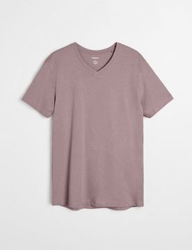 T-shirt basic in cotone - rosa pastello