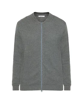 Strickjacke grau XL herren - Knowledge Cotton Apparel - FashionsVida