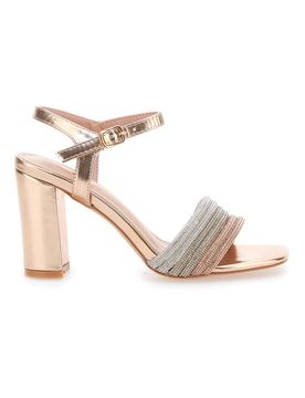 Sandali Rosa con Cinturino e Tacco Alto 653 36