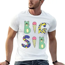 Big Sib creative alphabet T-Shirt Regular Fit Plain Tee Shirt