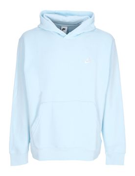 Felpa Cappuccio Uomo Sportswear Club Fleece Hoodie Glacier Blue/glacier Blue/white