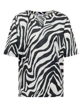 EOS_Big Zebra Tunic with Split female