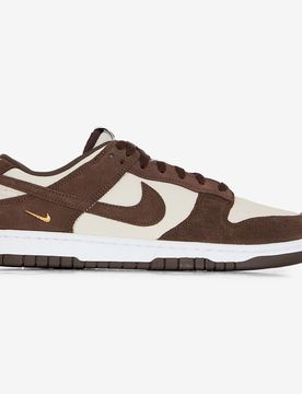 Dunk Low Suede Mini Swoosh ecru/marron 39