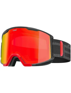 Skibrille Stormer Black/Red Black Red Flash Revo Cat.3 schwarz - Cébé - FashionsVida