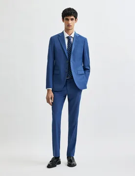 Pantalón de traje para hombre fil a fil - Easy Wear - FashionsVida