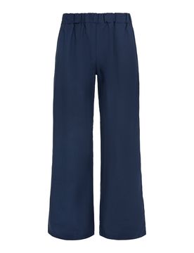 Marlenehose mit Leinen S blau