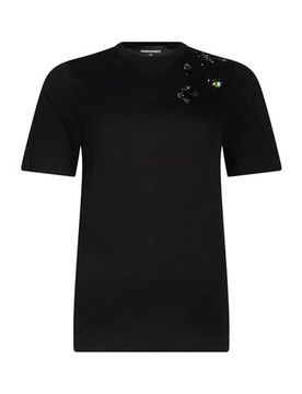 Camiseta Mujer Negro XS Mujer