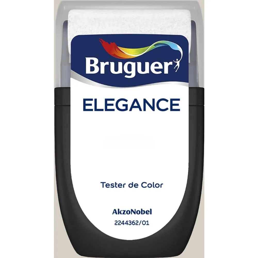 Test pintura plástica Elegance 30 ml - Ral 9010 - Bruguer - FashionsVida