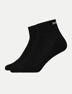 Knöchelhohe Socken Retro Schwarz 35-38
