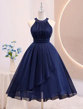 Conjunto de blusa de gasa elegante y vestido midi plisado para niñas, adecuado para primavera/verano, graduación, boda, baile de graduación. Incluy - Shein - FashionsVida