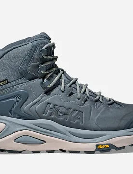Men's Kaha 3 GORE-TEX Hiking Shoes in Faded Navy/Washed Blue, Size 7.5 - HOKA - FashionsVida