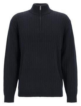 XL PULLOVER HALF ZIP NAVY male