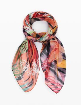 Foulard jungle, Polyester, U