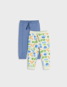 Pantaloni della tuta in cotone 2 pack - multicolor