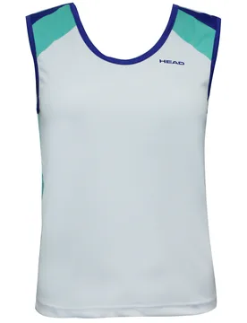 Childrens Unisex Nano Kids White Tank Top - Green - Size X-Large - Head - FashionsVida