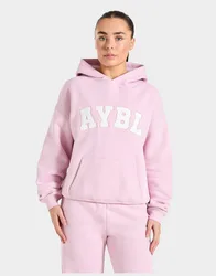 Womens Felpa con Cappuccio Overhead Varsity 2.0 - Rosa, rosa rosa Donna taglia XS