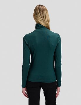Slim Long Sve Turtleneck Top Ponderosa Pine Größe M female