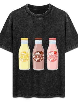 Flavoured Milk T-Shirt Casual Basic Street Style T-Shirt - Aliexpress - FashionsVida