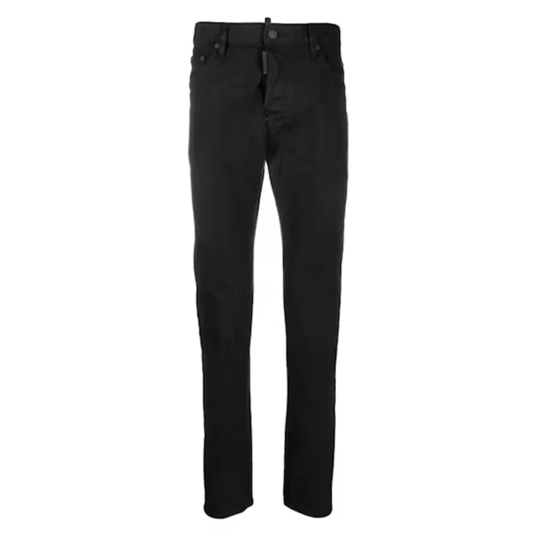 Mens Black Cool Guy Jeans Cotton - Size 34 (Waist) - Dsquared2 - FashionsVida