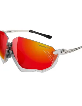 Occhiali Da Sole Aerojet Titanium Glossy Crystal / Red