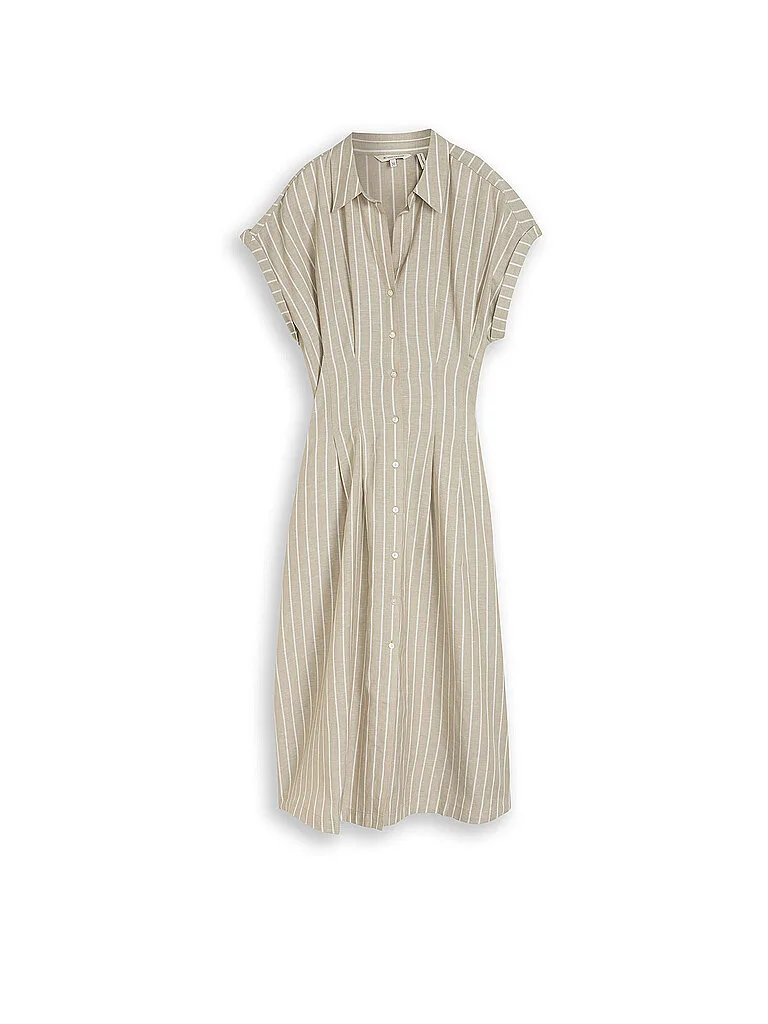 Tom Tailor Midikleid beige 34 - Tom tailor - FashionsVida