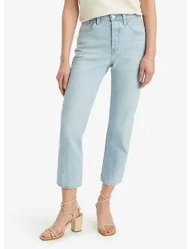 Jeans 501® Cropped Light Indigo / Worn In / Wow Me Over 32