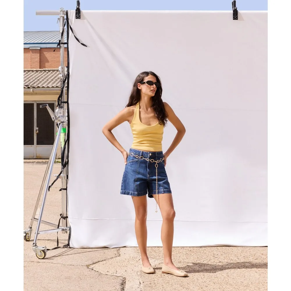 Bermuda vaquera de mujer - Easy Wear - FashionsVida