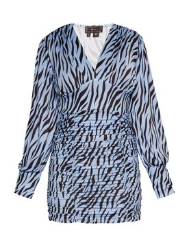 Faina Vestido azul claro / negro