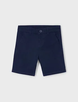 Bermuda chino blu in gabardina - Mayoral - FashionsVida