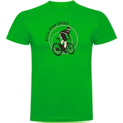 Maglietta A Maniche Corte Style Over Speed Green
