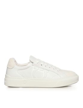 Sneaker Gancini in pelle