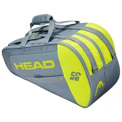 Core Combi Padel Racket Bag Grey / Neon Yellow One Size