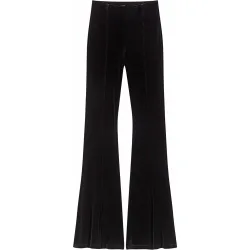 Pantalones de campana de mujer de terciopelo elástico