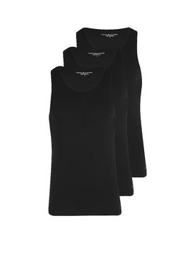 Camiseta, paquete de 3 unidades, negro negro XXL