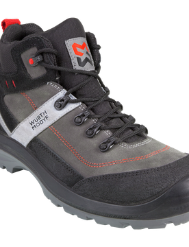 Chaussures de sécurité montantes Corvus S3L FO SR grises Gris foncé 37