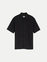 Relaxed-Fit Hemd Schwarz L