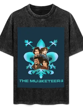 The Musketeer's Cartoons T-Shirt Plus Size Basic Cotton T-Shirt - Aliexpress - FashionsVida