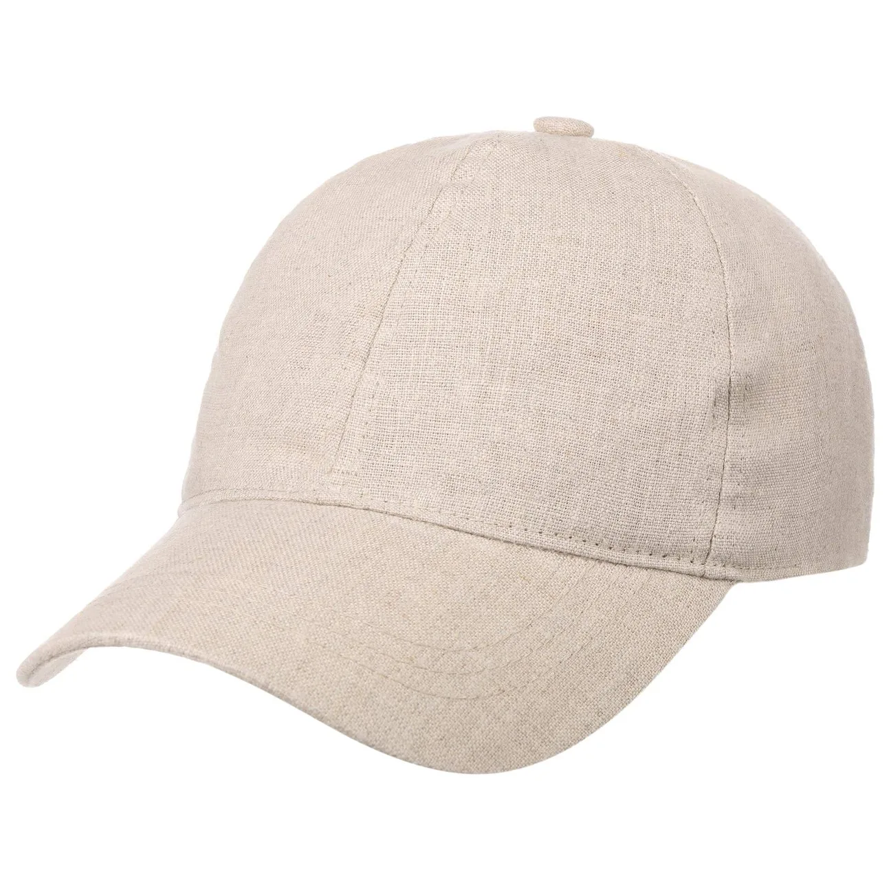 Linen Cap by - beige - Unisex - Size: One Size - Lipodo - FashionsVida